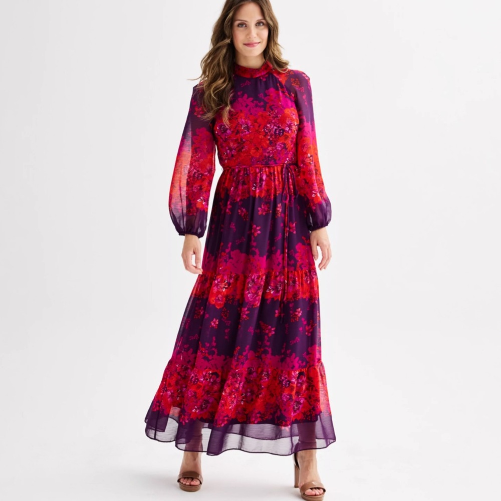 Maison Tara floral print maxi dress - Picture 2 of 10